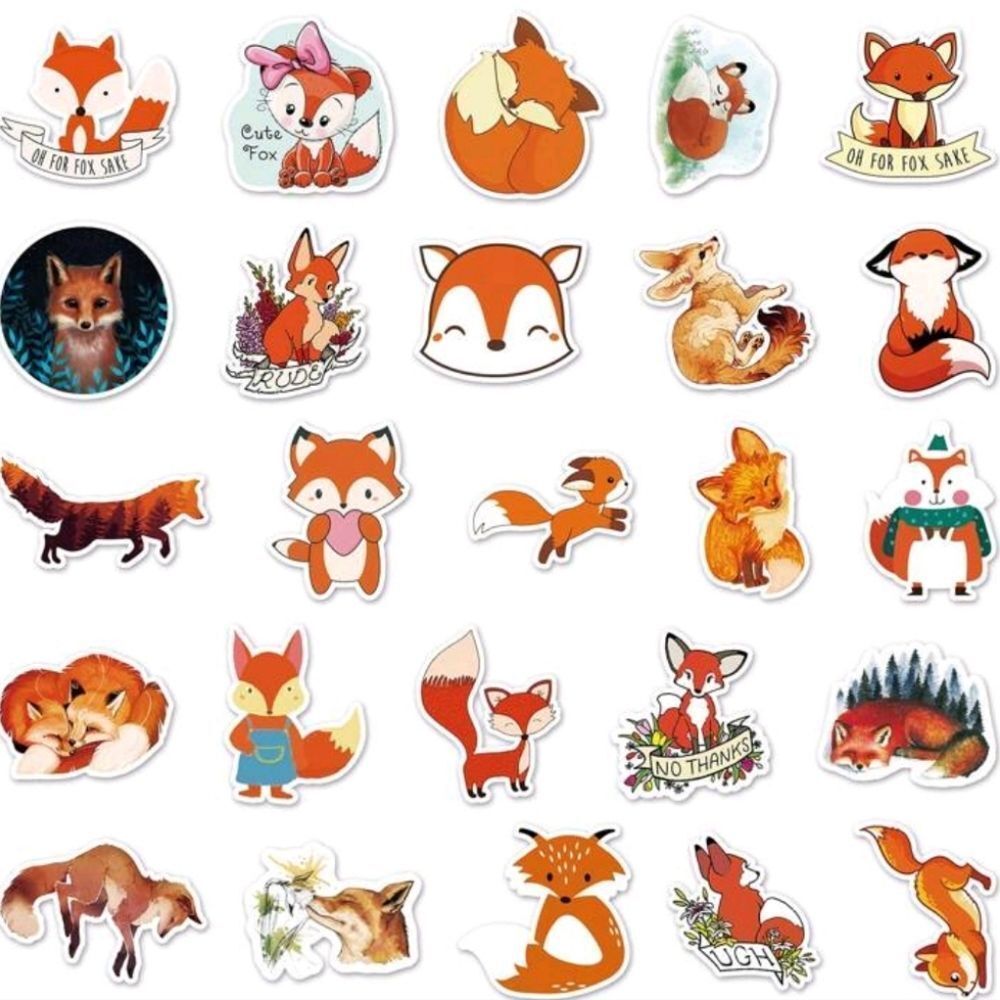 Assorted Fox Stickers - Picture 3 of 7